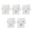  Ensemble de serviettes 100% coton à motif floral festonné 3 pièces-1749445352-1749445359