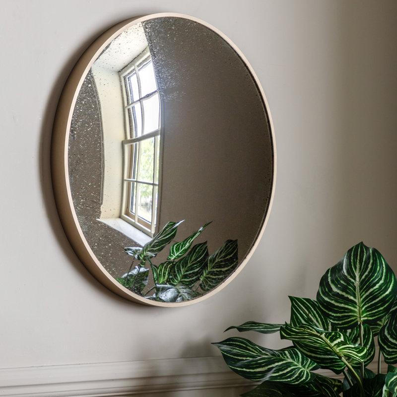 Aylanni Aluminium Round Mirror, Bronze