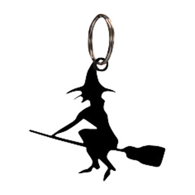 Village Wrought Iron 2.5'' W Black Key Chain