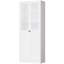Grand garde-manger en métal de 72 po avec tablettes réglables, blanc, autoportant pour la cuisine, le salon, les portes de rangement de style moderne blanc de 72 po et l'ensemble de 5 outils, adapté