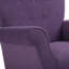Modern High Back Armchair High Back Rocking Chair Nursery Chair Comfortable Rocker Fabric Padded Seat-111400471