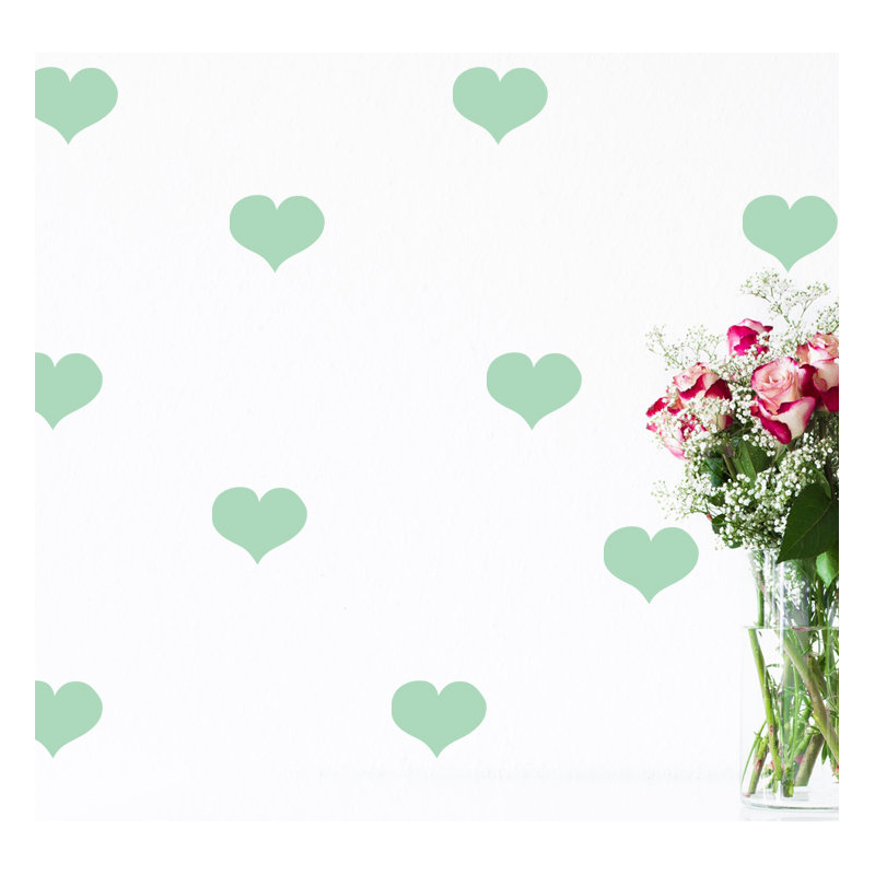 Heart Glow in Dark Wall Sticker