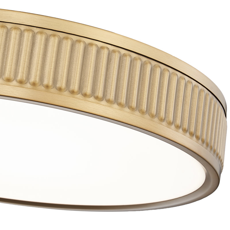 Joanie 16.75 inch 1 Light Flush Mount, Gold