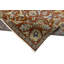 Tapis oriental à motif floral rouille et orange de style rétro Melobi 8 pi 11 po x 11 pi 9 po Meliton 