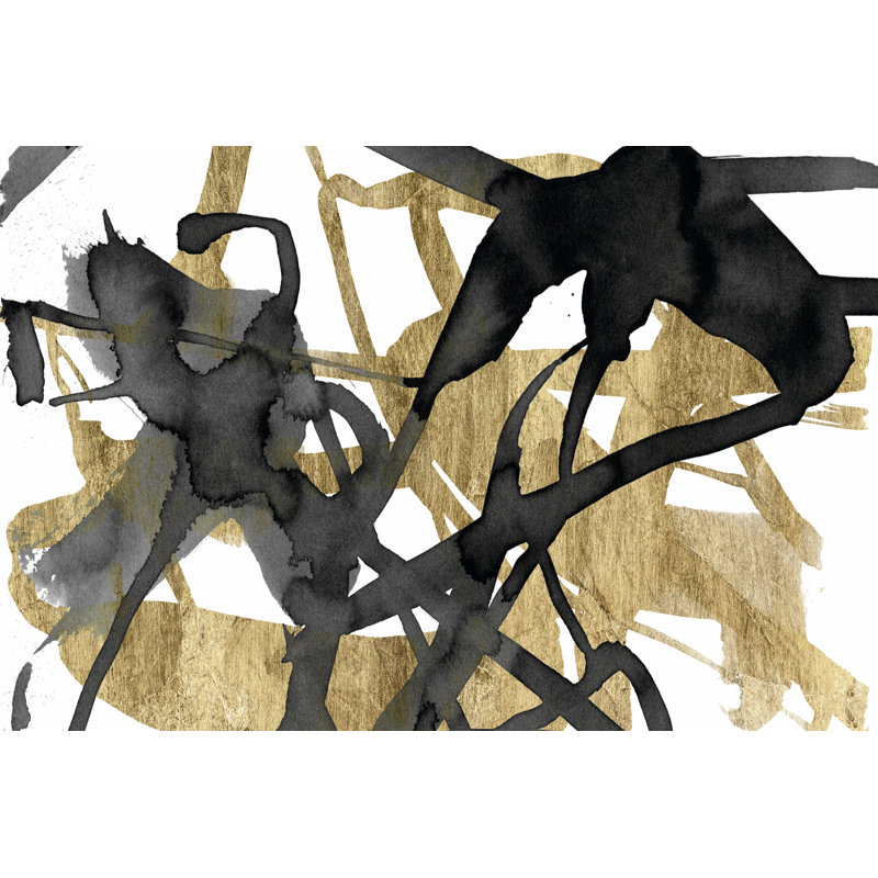 Luxe Gold I by Jennifer Goldberger - Wrapped Canvas Art Prints, 81cm H x 122cm W