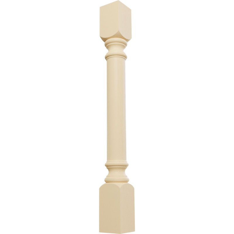 Colonne d'armoire traditionnelle (bloc supérieur: 6 1/8 po), Érable