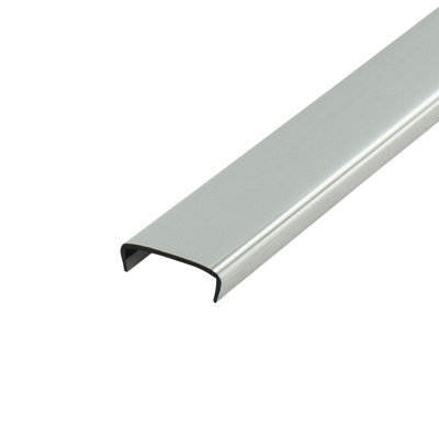 Outwater Plastics 2414-Pol/C Polished Chrome 3/4'' Abs And Mylar Plastic U-Channel/C-Channel 48 Inch Lengths (Pack Of 3)