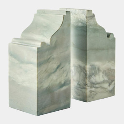 Arch Bookends-Green 7"H x 3"W x 3"D Bookend