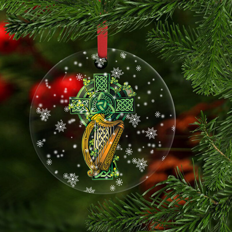 Ornements de Noël irlandais, cadeaux irlandais, ornement trèfle