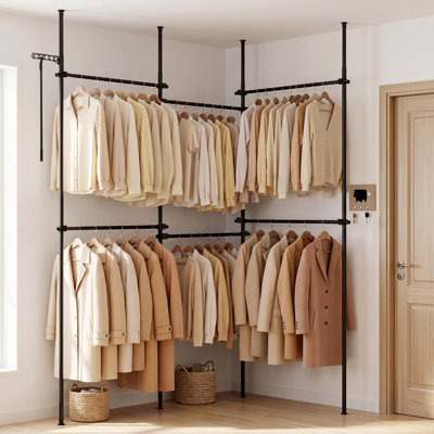 Steel Freestanding 0 - Hook Coat Rack
