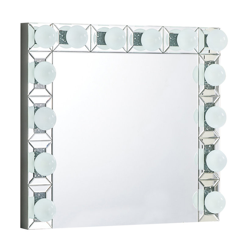 Engineered Wood Flat Wall Mirror