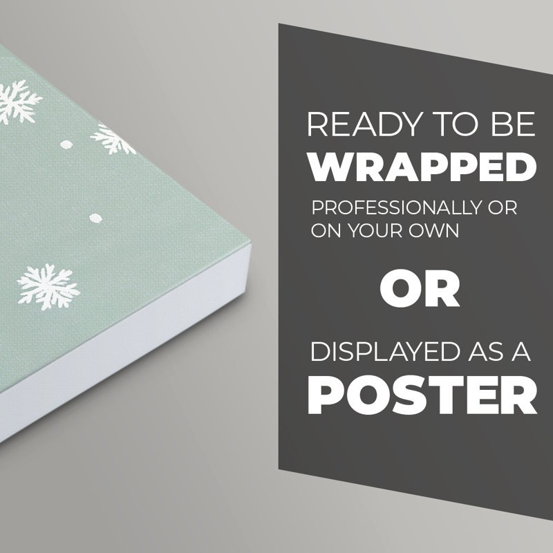 Christmas Holiday Art DCCXCIX - Impression sur toile seulement - NON-CADRE, H 48 po x l 32 po