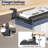 VIVO Black Clamp-on Height & Width Adjustable Keyboard Tray