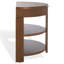 Christy Reeded Half Moon Console Table-1814622414