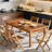 Large Kitchen Table,Dining Table,Rustic Chating Table,Coffee Table