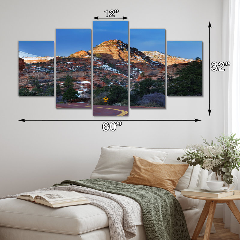 National Park Sunrise - Impression sur toile - 5 panneaux