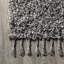 Tapis gris anthracite à poil long et pampilles Felicdad-1264926225