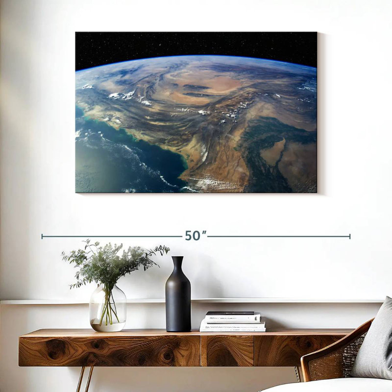 Oberle Earth, 26" H x 39" W