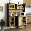 Garde-manger avec tablettes, portes