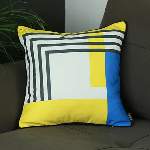 Printed Square Pillow Cover