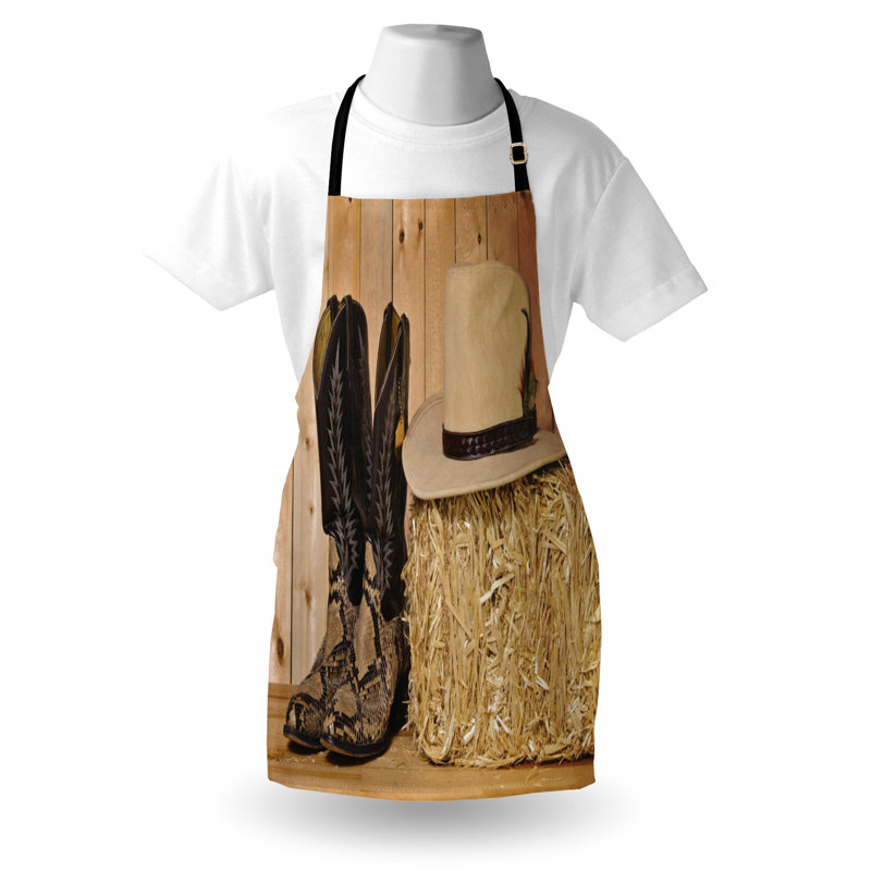 No Pattern Bib Apron