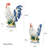 Fitz and Floyd Fitz And Floyd Sicily Blue Rooster And Hen Figurine