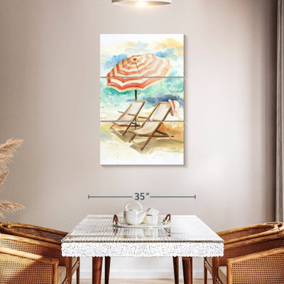 Parasol Kerner sur la plage I