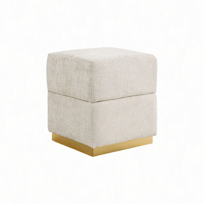 Tabouret de rangement d'appoint cubique Cube