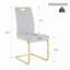 Chaise rembourrée en polyuréthane (ensemble de 2)