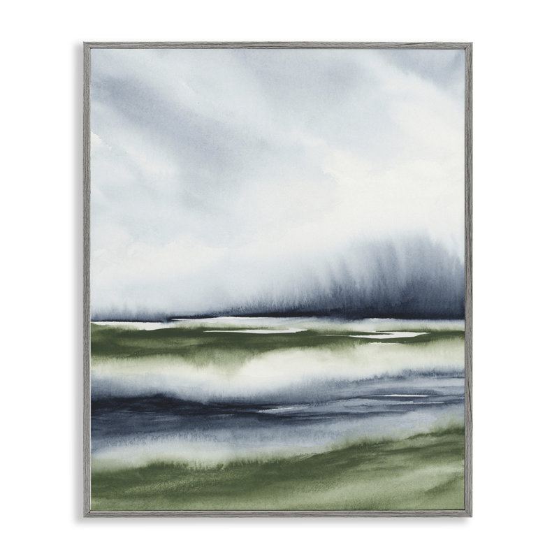 Sage Shadows, estampe numérique du paysage, conception par 1x, H 14 po x l 11 po, Estampe numérique Farmhouse