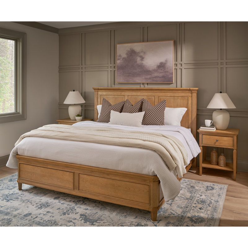Birchaven Panel Storage Bed King, Tan, King