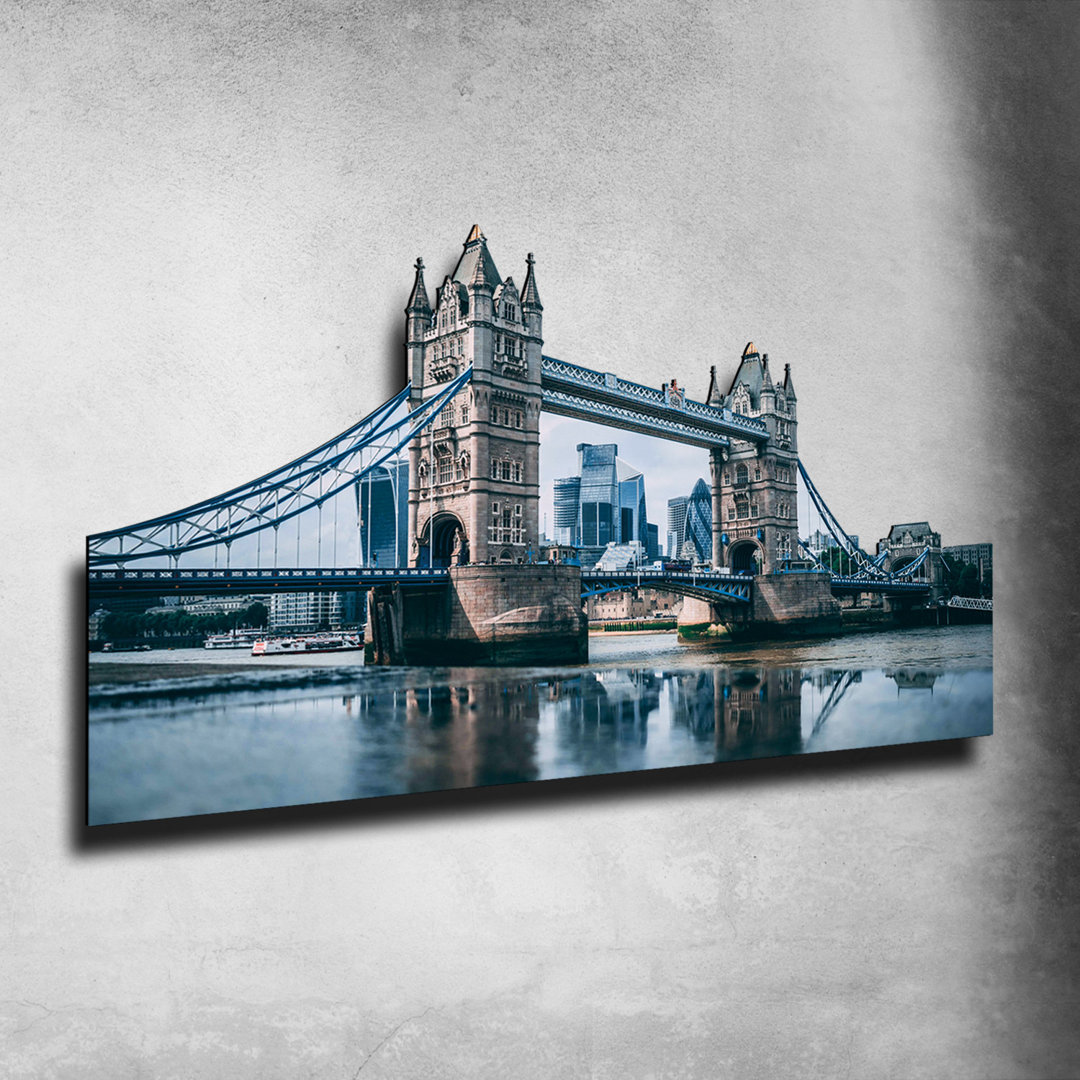 Scultura Monumento - Tower Bridge Tower Bridge - No Frame Print on MDF