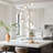 7 Lights Glam Crystal Pendants Chandelier-889084243