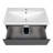 Jenisa 27.76'' Single Bathroom Vanity with Ceramic Top with Mirror-1583247315