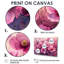 «Pink Buttercup Flower Fields - Buttercups», reproduction d'art murale-778254119-778254113