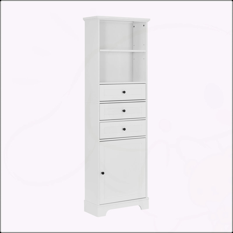 Armoire de rangement haute polyvalente avec de multiples caractéristiques pour différentes pièces