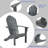 Edaline Acacia Outdoor Adirondack Chair-2083196396