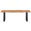 Table basse Table d'appoint avec bords en bois d'acacia massif-1355942992