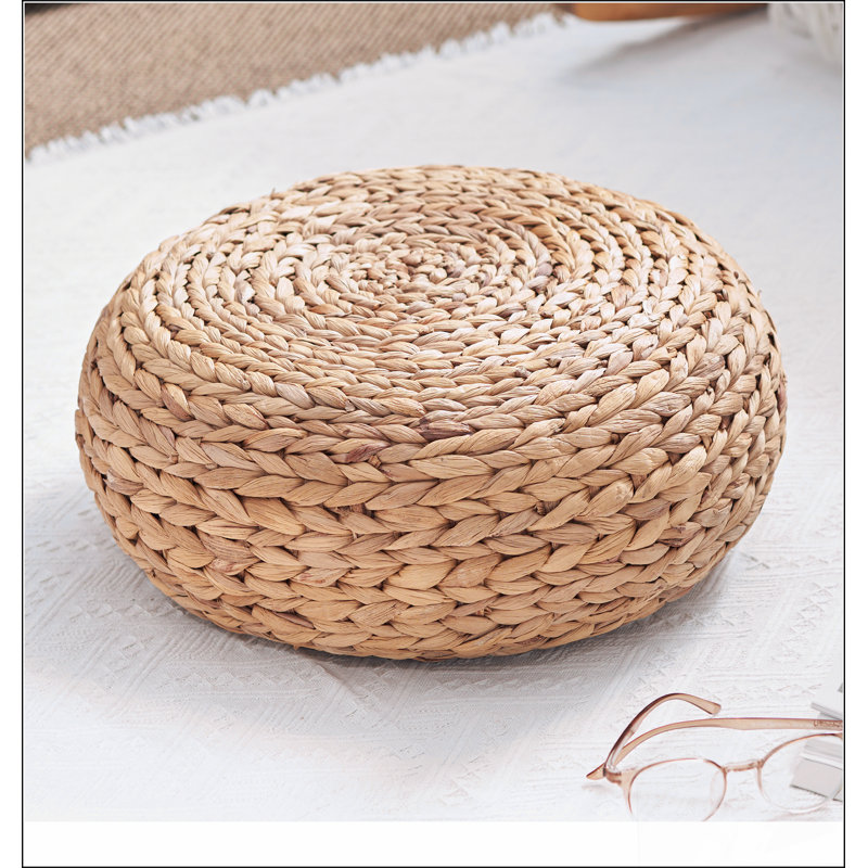 Coussin de sol en tatami à motif jacinthe d'eau Ludmila