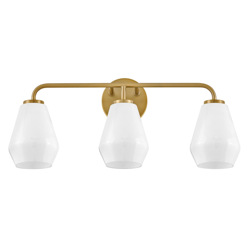 Caravella 3 - Light Vanity Light, Lacquered Brass