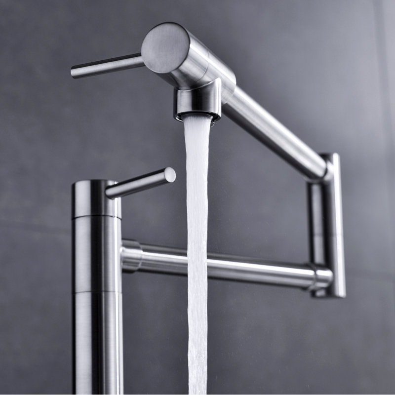GAWEZA Kitchen Faucet, NIckel