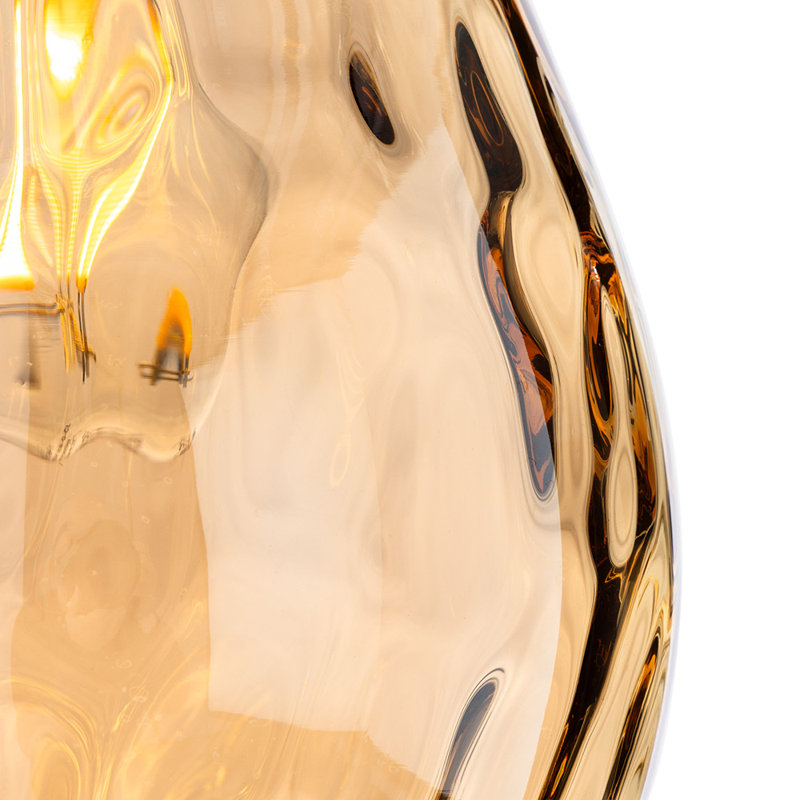 1 - Light Black Kitchen Island Pendant, Orange 