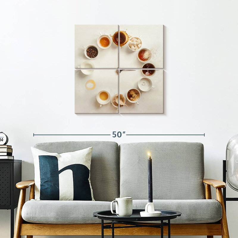 Yarlin Always Coffee Time, H 26 po x l 26 po