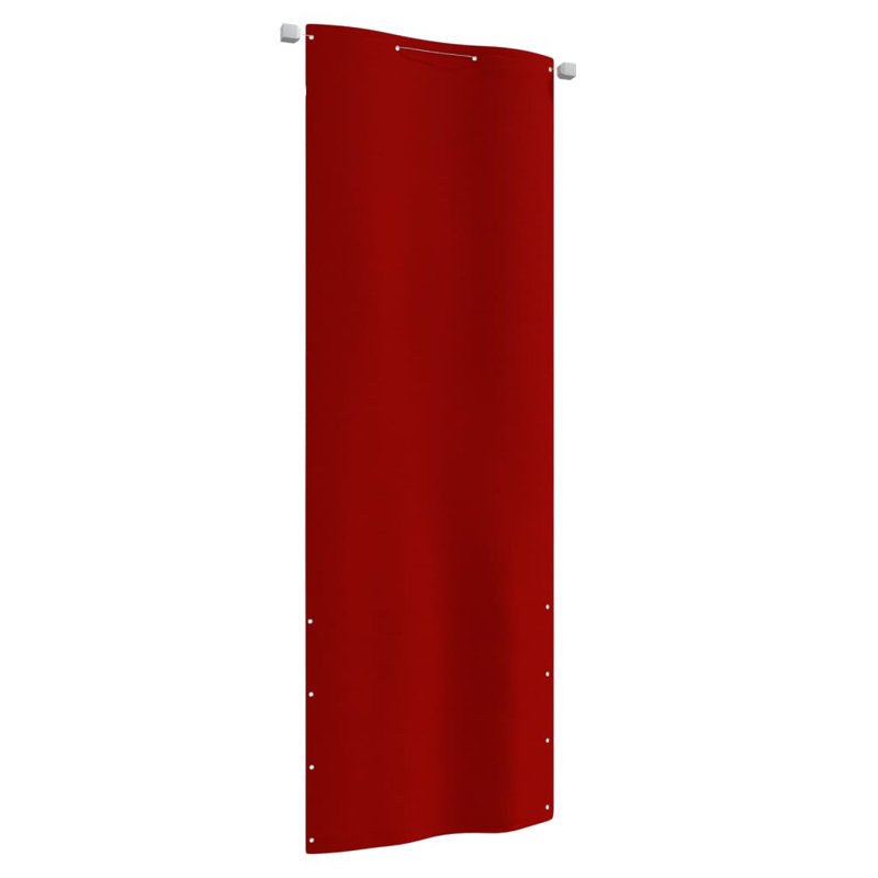 Aleksejus Single Curtain Panel, 240cm H x 80cm W, Red