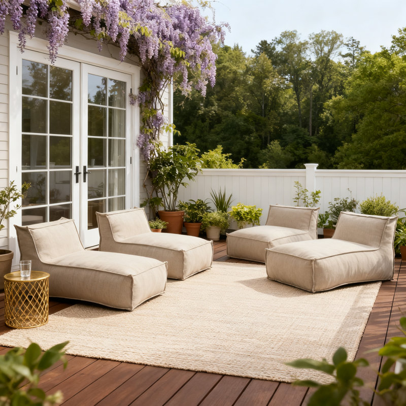 Ensemble de 4 fauteuils à billes Gukil