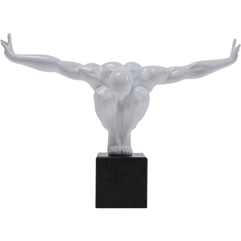 Decorative Object Athlete Small 43cm, White