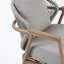 Fauteuil club d'extérieur en corde avec structure en métal robuste