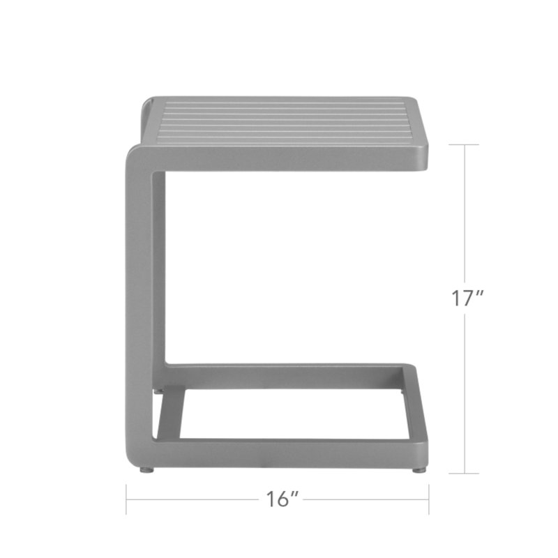 Table de bout Fusion, Noir