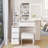 Compact And Versatile Vanity Table Set With Advanced LED Mirror And Spacious Storage-1423980637