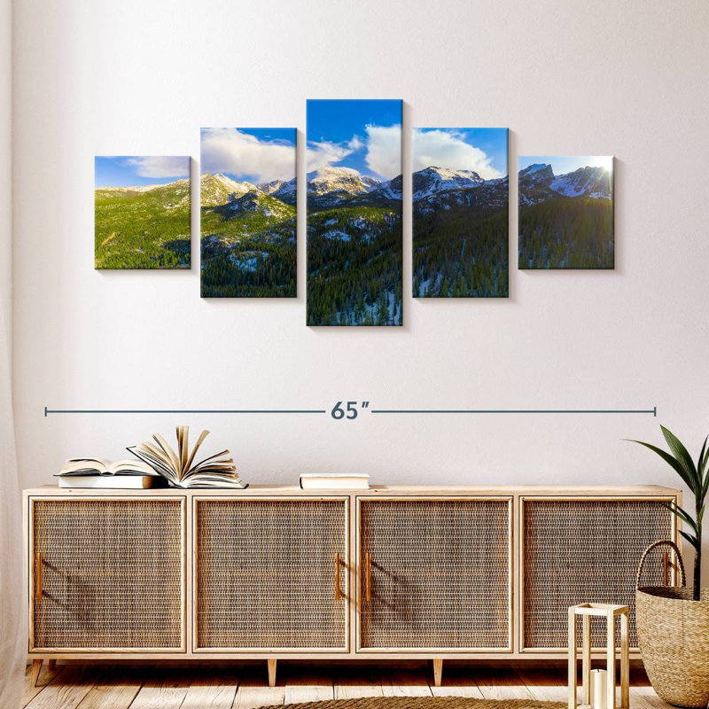 Paysage de Longs Peak, H 24 po x l 55 po